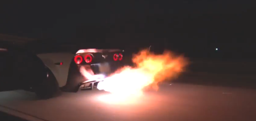 fire-breathing C6 Corvette