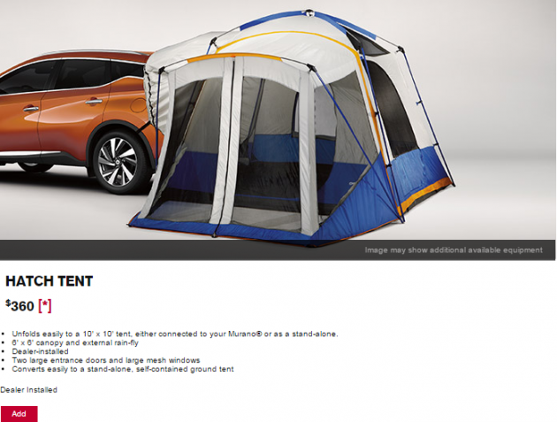 2015 Nissan Murano configurator