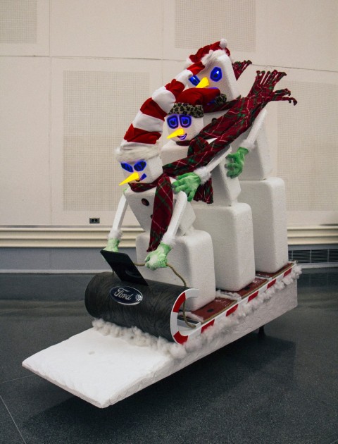 Ford Design Teams Build Snowmen