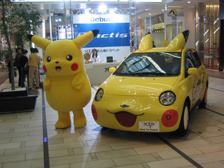 Pikachu Car Toyota