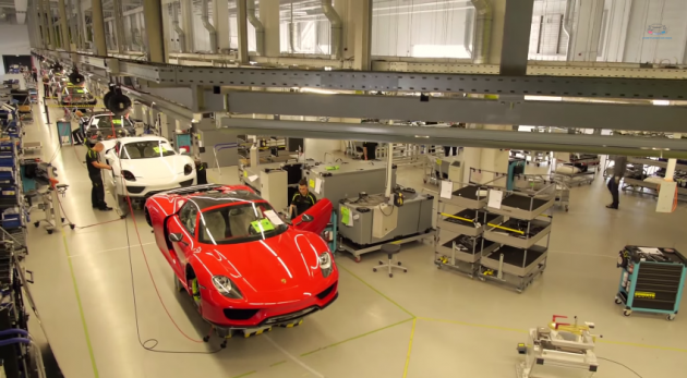 Check Out this Incredible Porsche 918 Spyder Assembly Video