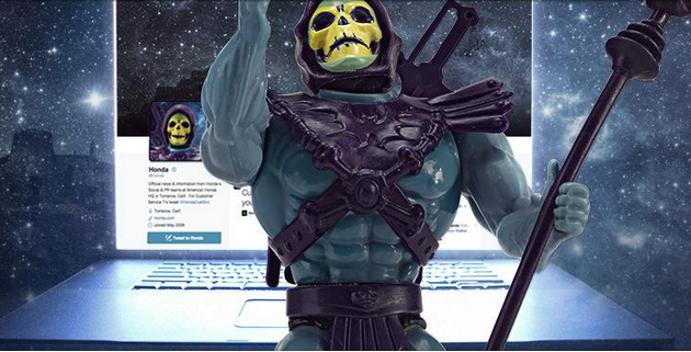 #Skeletakeover: Skeletor has taken over Honda's Twitter account and internet shenanigans have ensued