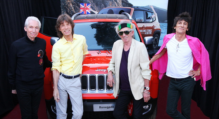 Rolling Stones-Autographed Jeep Renegade