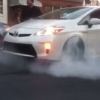 Toyota Prius burnout