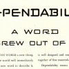 Dodge invented the word dependability