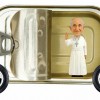 The Vatican is raffling off one of Pope Francis' famously compact Popemobile