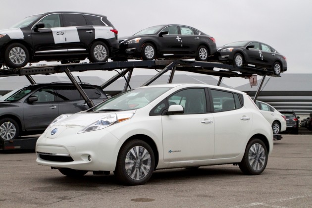 1-millionth US-made export Nissan LEAF