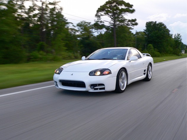 White Mitsubishi 3000GT