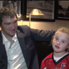All-Star Alex Ovechkin and his "date," Ann Schaab, who plays for the Washington Ice Dogs, a special needs hockey team in DC