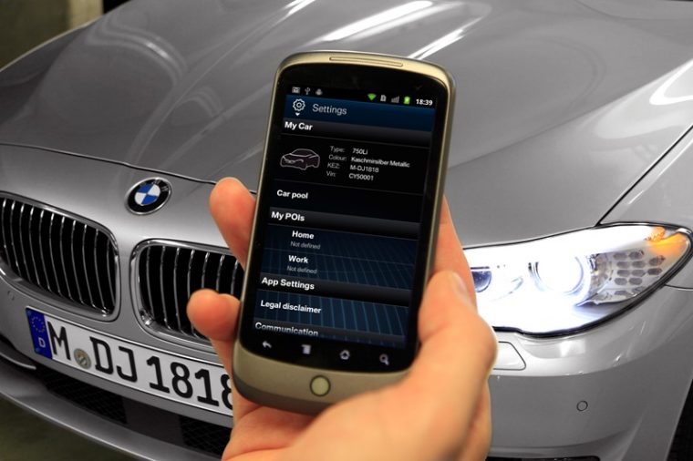 BMW Connected Car Data Smartphone Control Privacy Digital