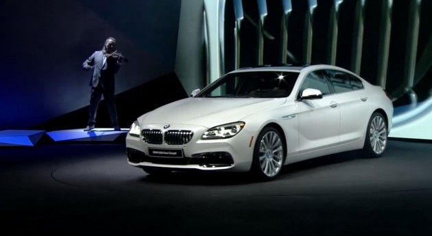 BMW debut Detroit M6 and 6-Series Unveiled white Gran Coupe