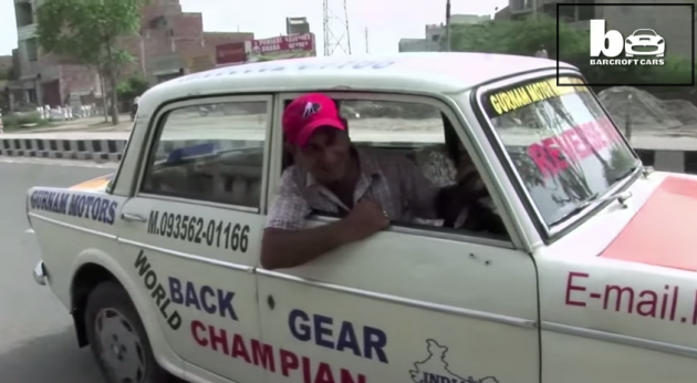 Man Drives Backwards on Highways 