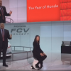 The ''Year of Honda'' display at the 2015 North American International Auto Show