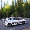 A Honda Fit "Races to the Clouds" at the Broadmoor Pikes Peak International Hill Climb