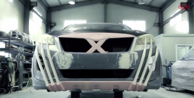 Still from the Kia X-Car making-of video