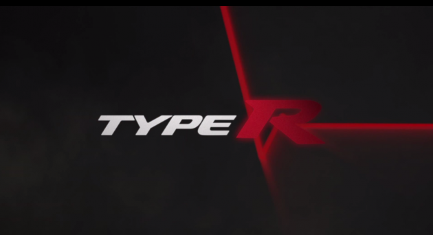 A still from the new teaser video for the 2015 Honda Civic Type R production model