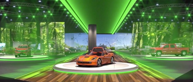 "Putting the show back in North American International Auto Show": A look at the Chevy display at Detroit Auto Show