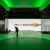 Preparing the Chevy Display at Detroit Auto Show