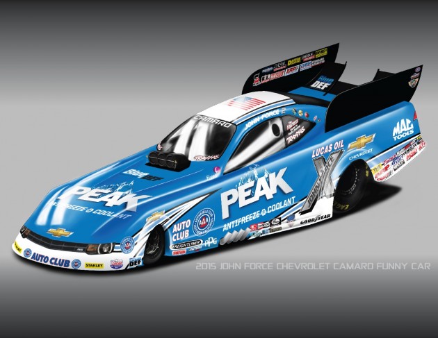 Chevrolet and John Force Racing, Inc have reunited