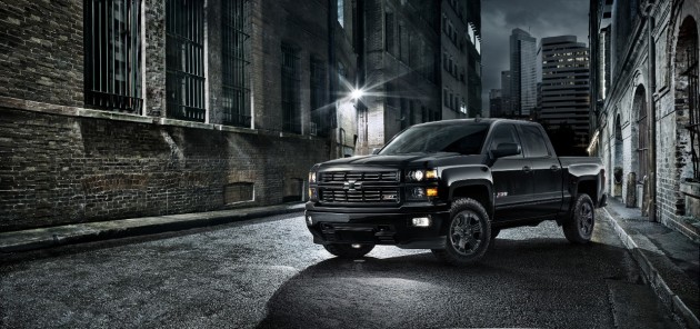 The 2015 Silverado Midnight Edition, on display now in San Francisco