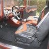 The interior of Dale Earnhardt Jr.'s custom 1955 Chevy Bel Air