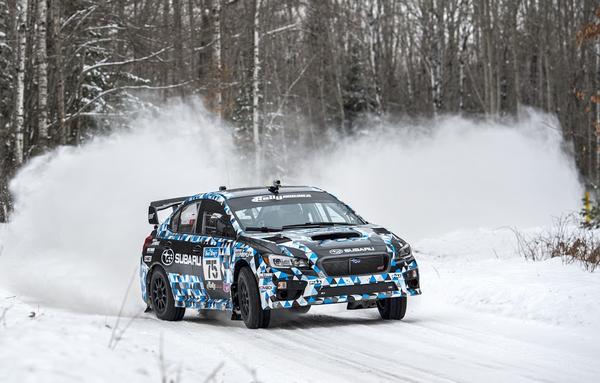 The 2015 Subaru WRX STI rally car debuted over the weekend at the Sno*Drift Rally.