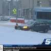 Car Crash during news report