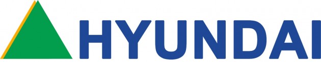 Logo Hyundai originale dell'azienda di costruzioni