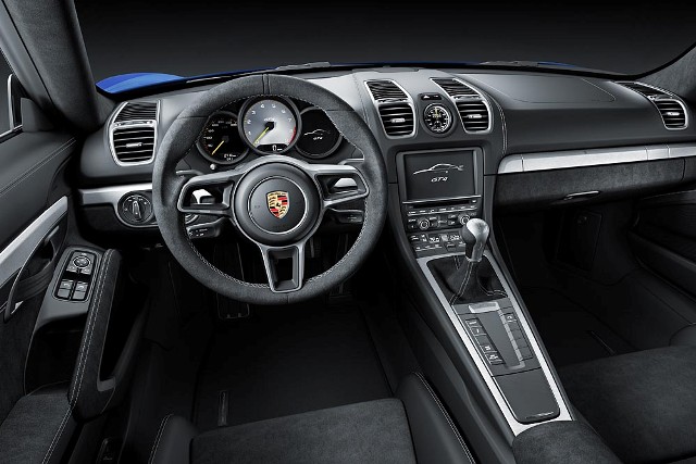 Porsche Cayman GT4 interior