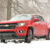 A 2015 Chevy Colorado Z71 braves the snow in upstate New York