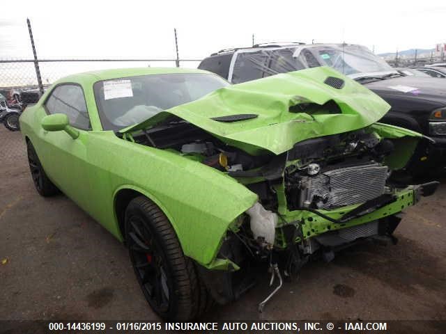 The very first wrecked Challenger SRT Hellcat is going to auction