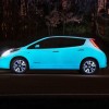 Glow in the dark Nissan LEAF