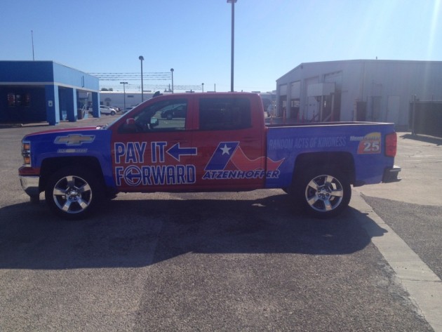 Atzenhoffer Chevy Pay it Forward Truck