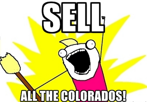 sell all the colorados