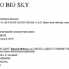 Chevy Silverado Big Sky trademark application