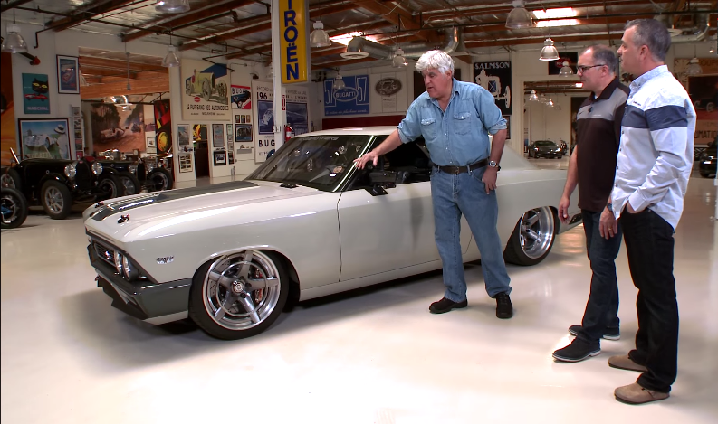 Jay Leno discusses the Chevelle with Ringbrothers James and Mike