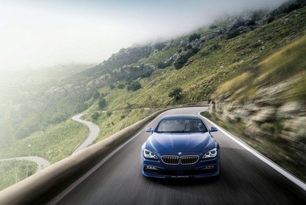 ALPINA B6 xDrive Gran Coupe LCI road mountain driving