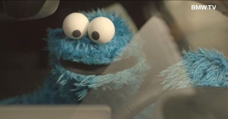 Cookie Monster Drives BMW 1 Series commercial concierge