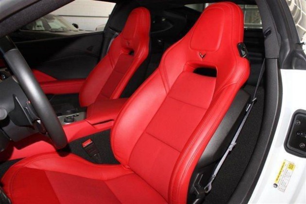 Get in the Cage: the Corvette's Adrenaline Red leather interior