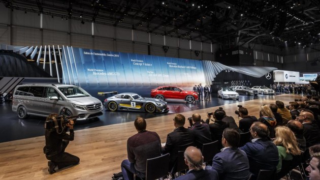 Mercedes at the 2015 Geneva Motor Show