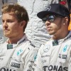 Nico Rosberg and Lewis Hamilton