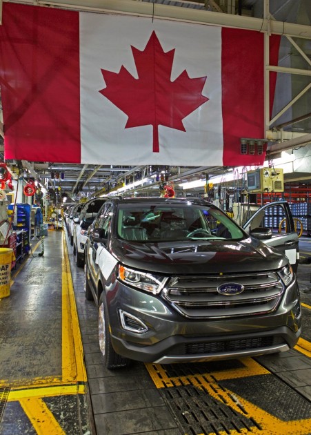 2015 Ford Edge Production Kicks Off at Oakville