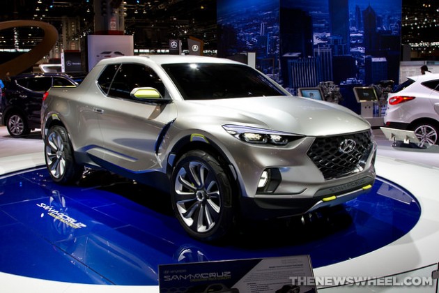 Hyundai Santa Cruz crossover at the 2015 Chicago Auto Show