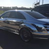 Detroit Tigers pitcher Alfredo Simon's chrome Mercedes-Benz S63 AMG