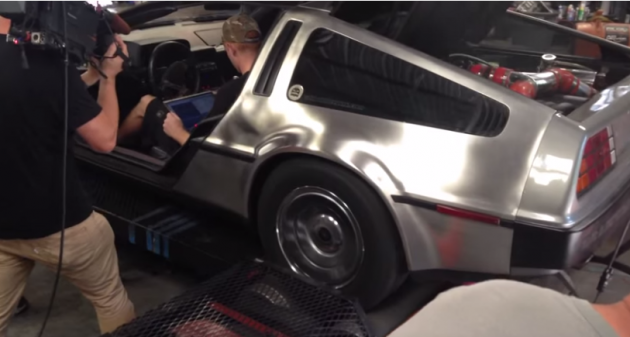 DeLorean with Corvette engine