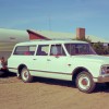 A 1967 Chevrolet Suburban