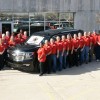 Employees at the GM Arlington Assembly Center gather around the plant's 10 millionth vehicle, a 2015 Chevy Suburban