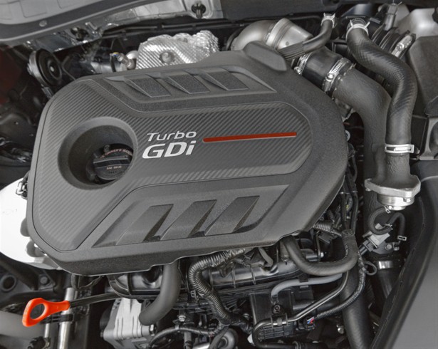 The SXL's 247 hp, turbocharged 2.0-liter engine