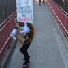Drunken Skateboarding Taco Crashes into Car in Brooklyn