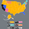 Graph Showing Ford F-150 Most Popular Vehicle in 39 States